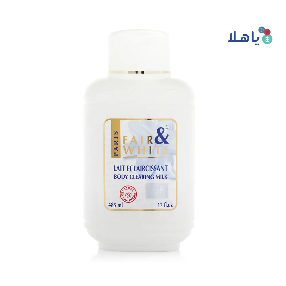 FAIR AND WHITE BODY CLEARING MILK 485ML