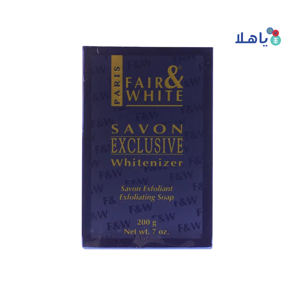 FAIR AND WHITE EXFOLIATING SOAP 200GR-BLUE