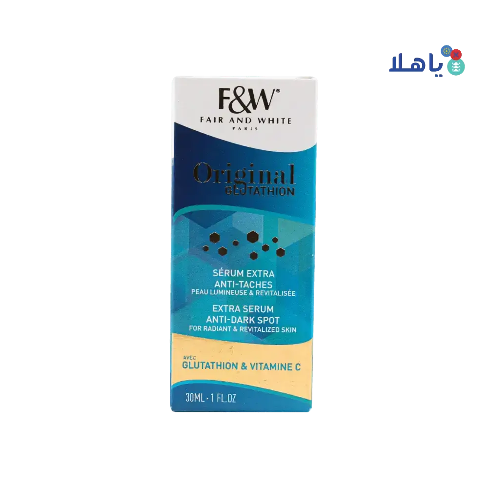 F&W - Fair And White Glutathion Extra Serum Anti - Dark Serum 30Ml - Pharmazone - 