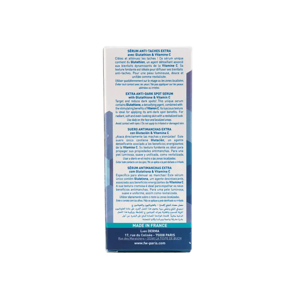 F&W - Fair And White Glutathion Extra Serum Anti - Dark Serum 30Ml - Pharmazone - 