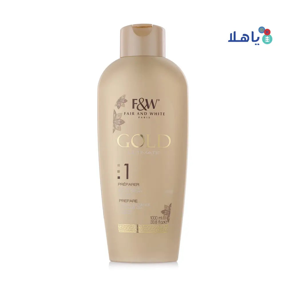 FAIR AND WHITE GOLD ULTIMATE ARGAN RADIANC SHOWER GEL 1000ML