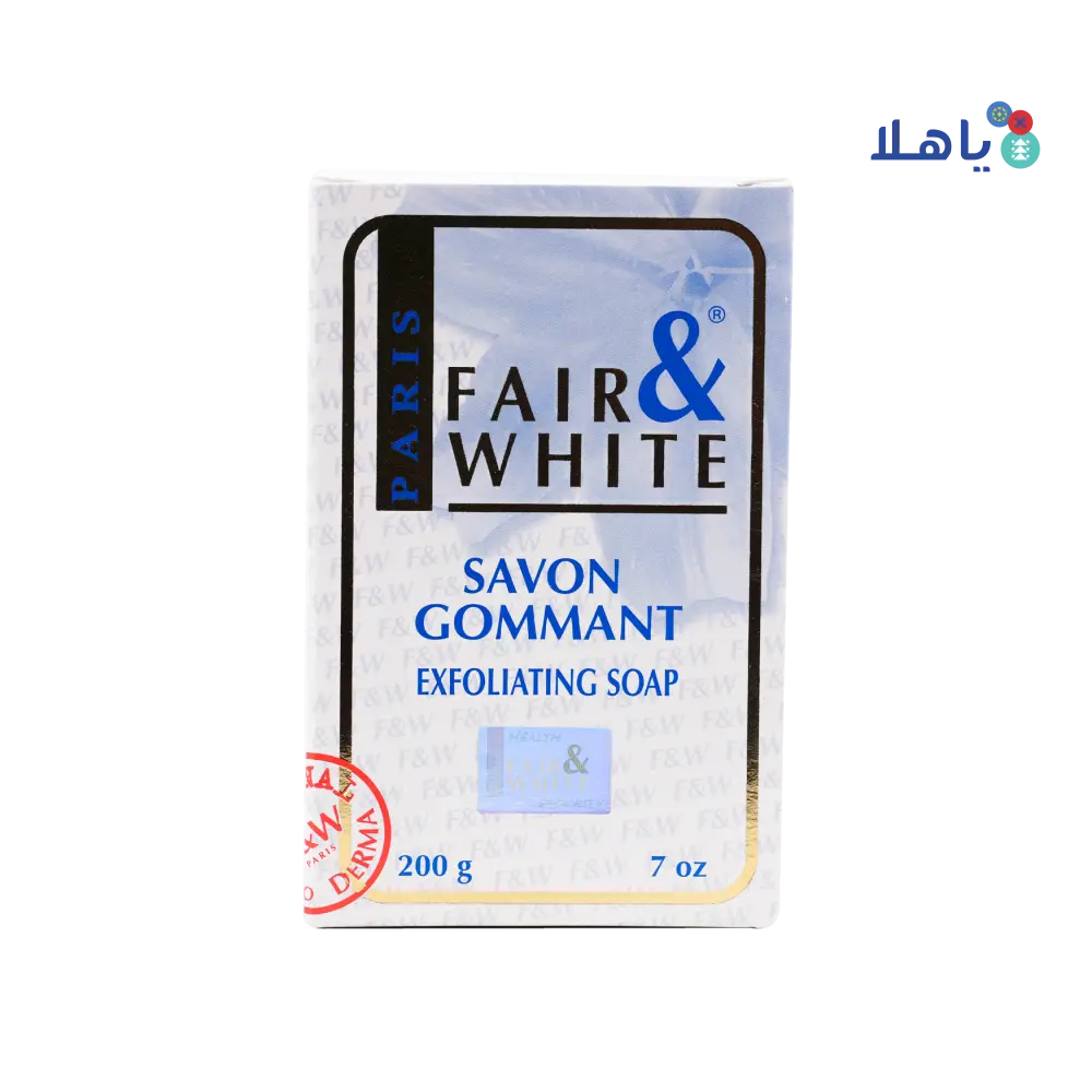 FAIR AND WHITE GOMMANT SOAP WHITE 200GR