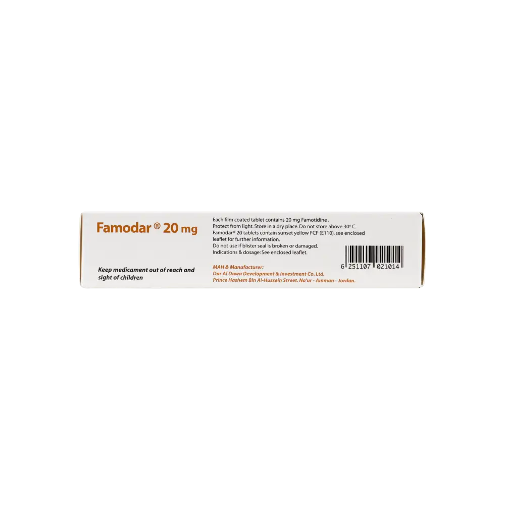 FAMODAR 20MG 20 TABLETS