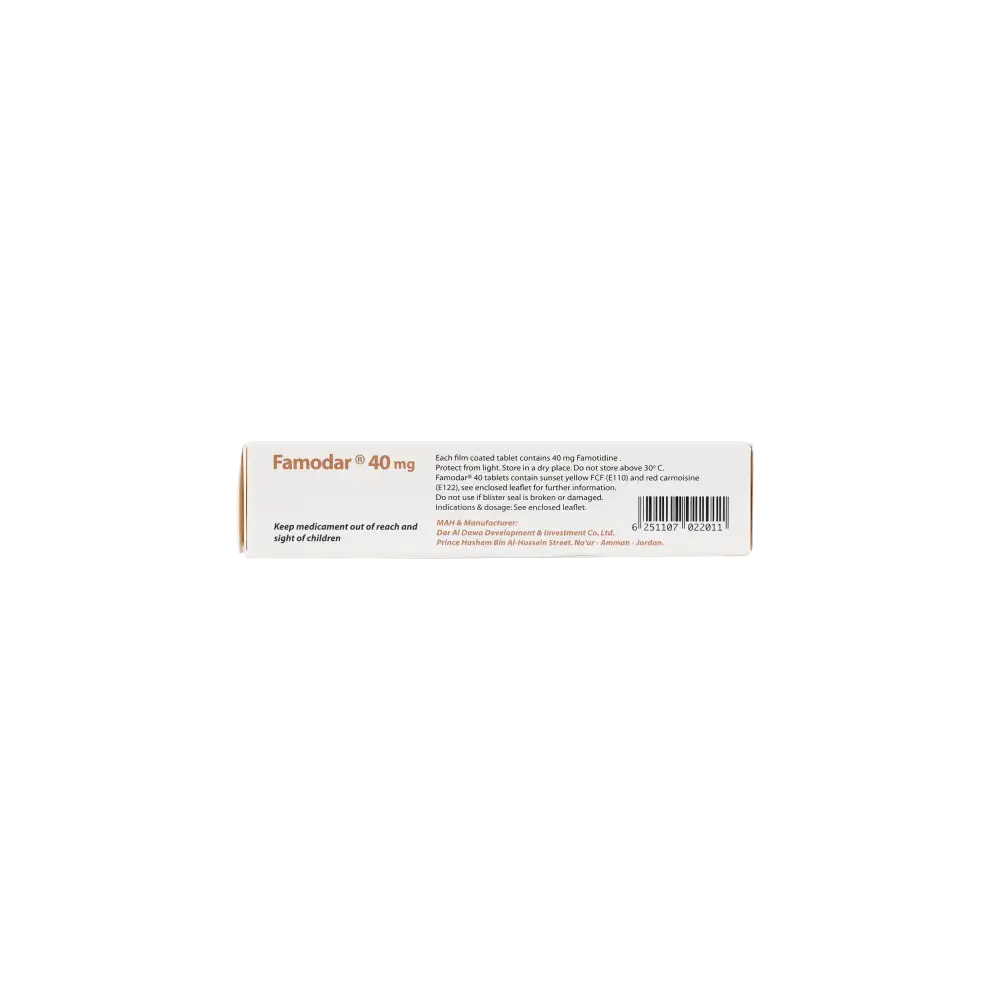 FAMODAR TABLETS 40MG 10 TAB