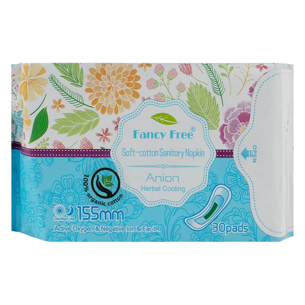 FANCY FREE - Fancy Free Soft - Cotton Sanitary Napkin 155mm - 30Pads - Pharmazone - 