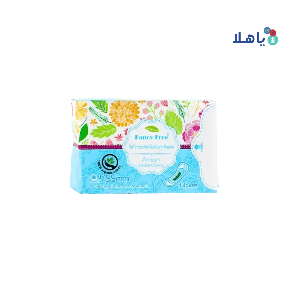 FANCY FREE - Fancy Free Soft - Cotton Sanitary Napkin 155mm - 30Pads - Pharmazone - 