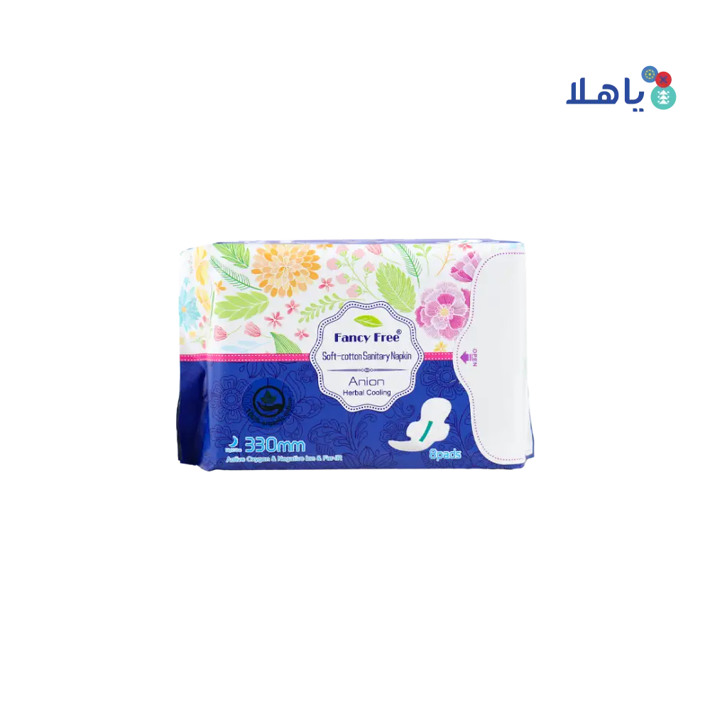 Fancy Free Soft-Cotton Sanitary Napkin 330mm - 8Pads