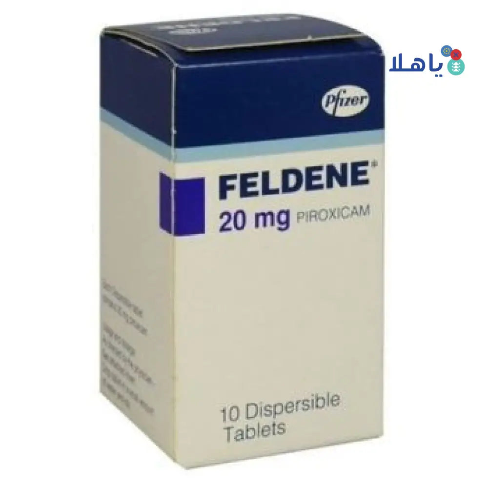 FELDENE DISPERSIBLE 20MG 10TAB