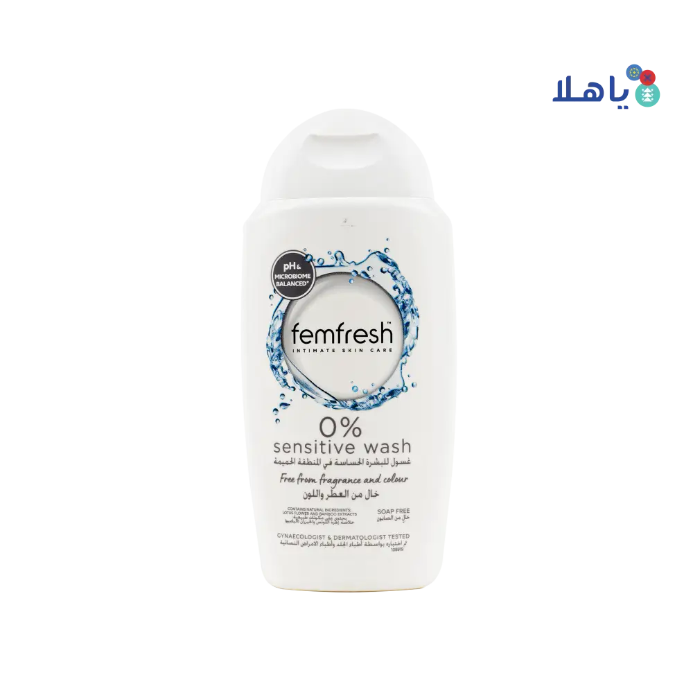 FemFresh 0% Sensitive Wash 250ml