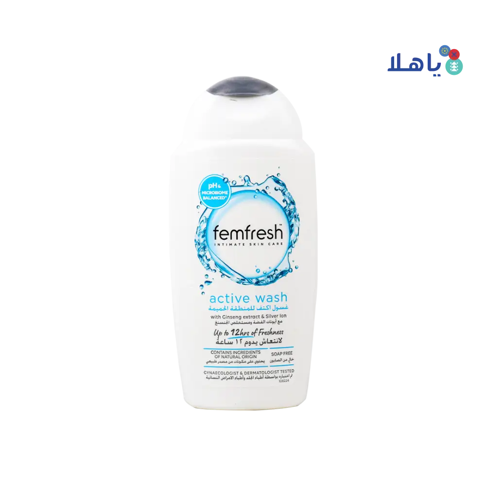 FEMFRESH ACTIVE FRESH WASH 250ML