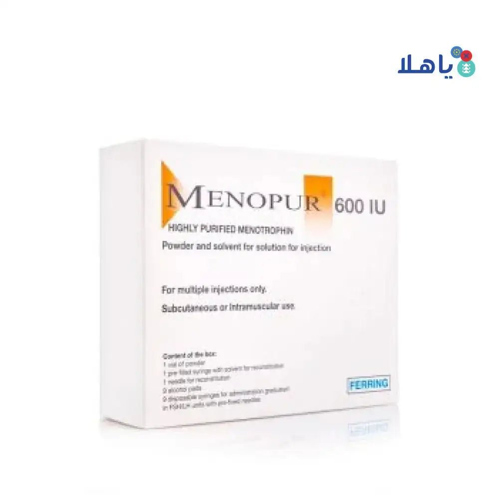 FERRING - MENOPUR 600 IU SOLUTION FOR INJECTION - Pharmazone - 