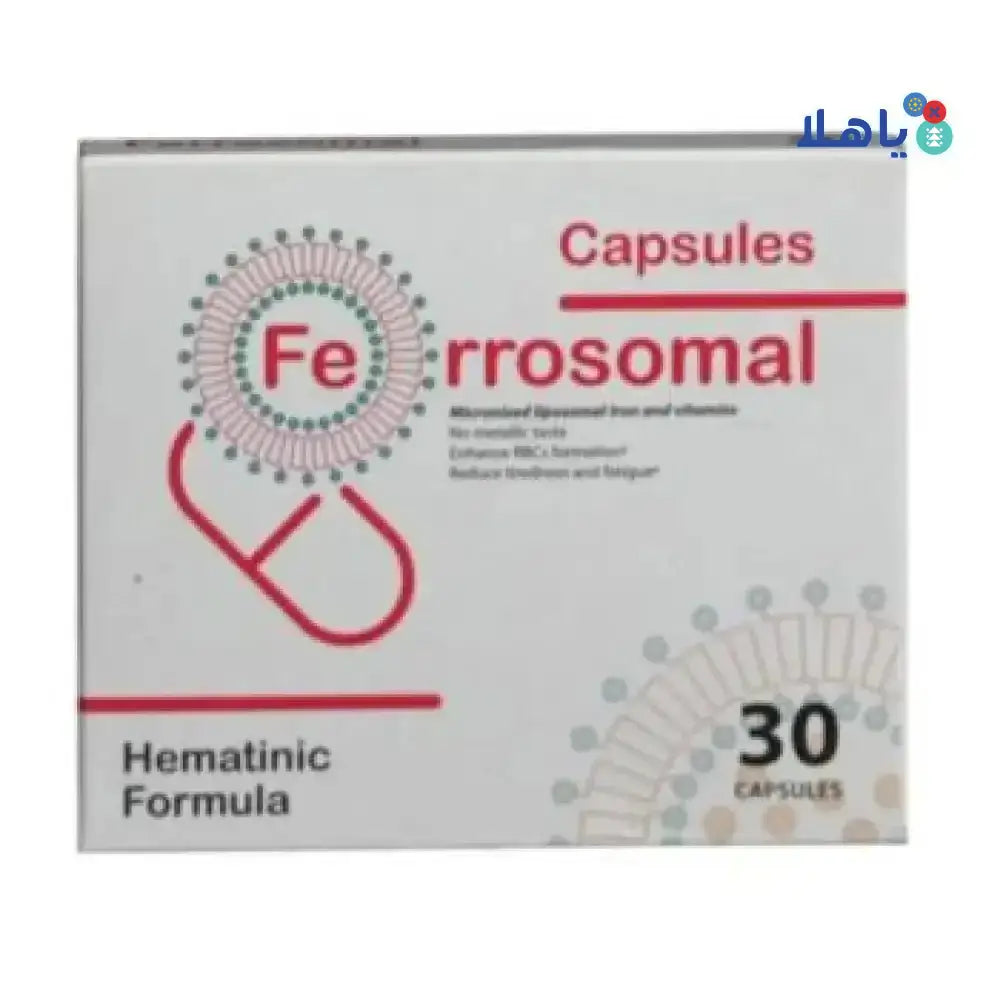 US - NUTRI - FERROSOMAL 30 CAPSULES - Pharmazone - 