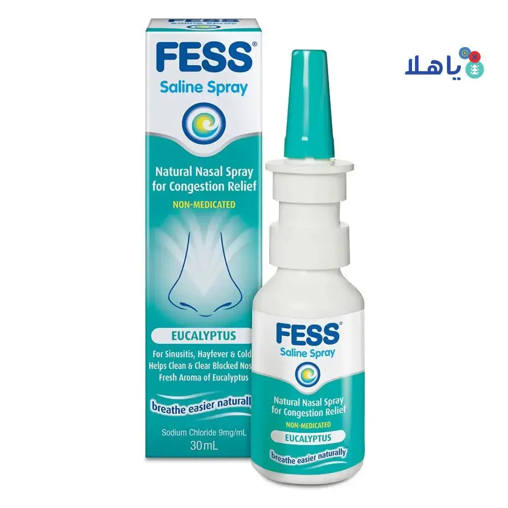 Fess - Fess Eucalyptus Saline Nasal Spray 30Ml - Pharmazone - 