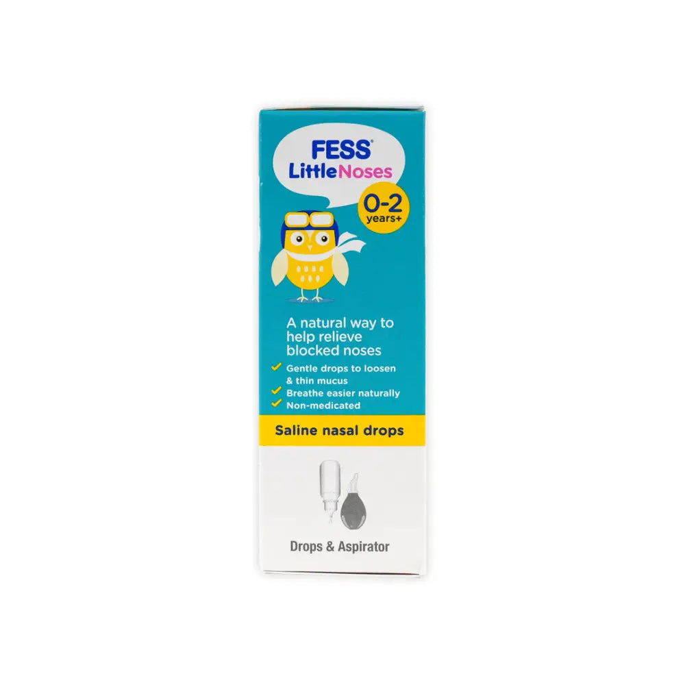 FESS LITTLE SALINE NASAL DROPS & ASPIRATOR 25ML