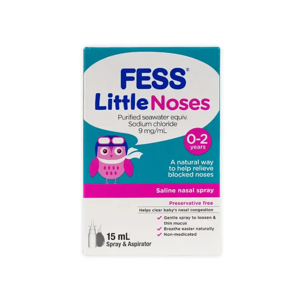 Fess - Fess Little Saline Nasal Spray & Aspirator 15Ml - Pharmazone - 