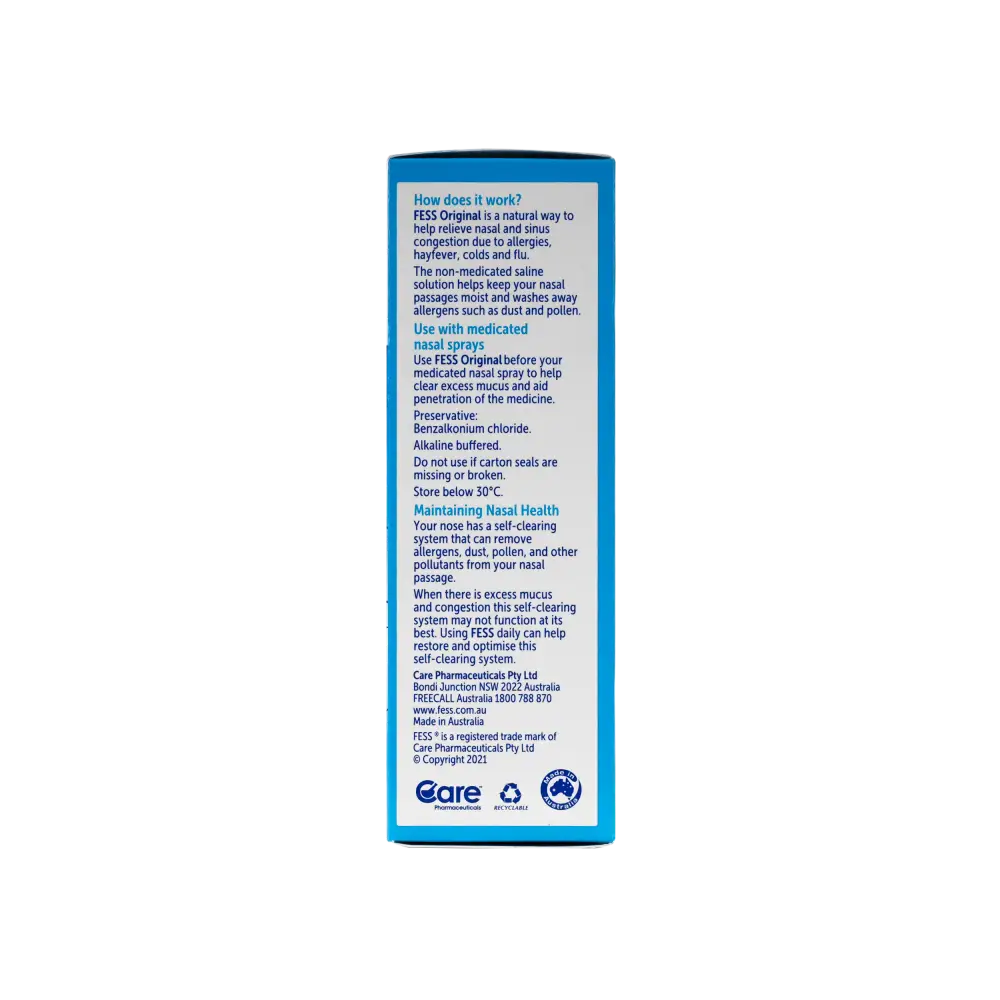 FESS ORIGINAL SALINE NASAL SPRAY 75ML