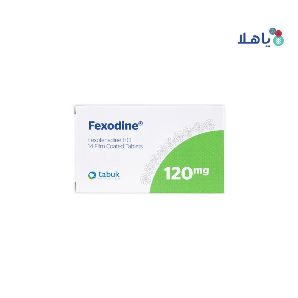 FEXODINE 120MG. 14 TAB.