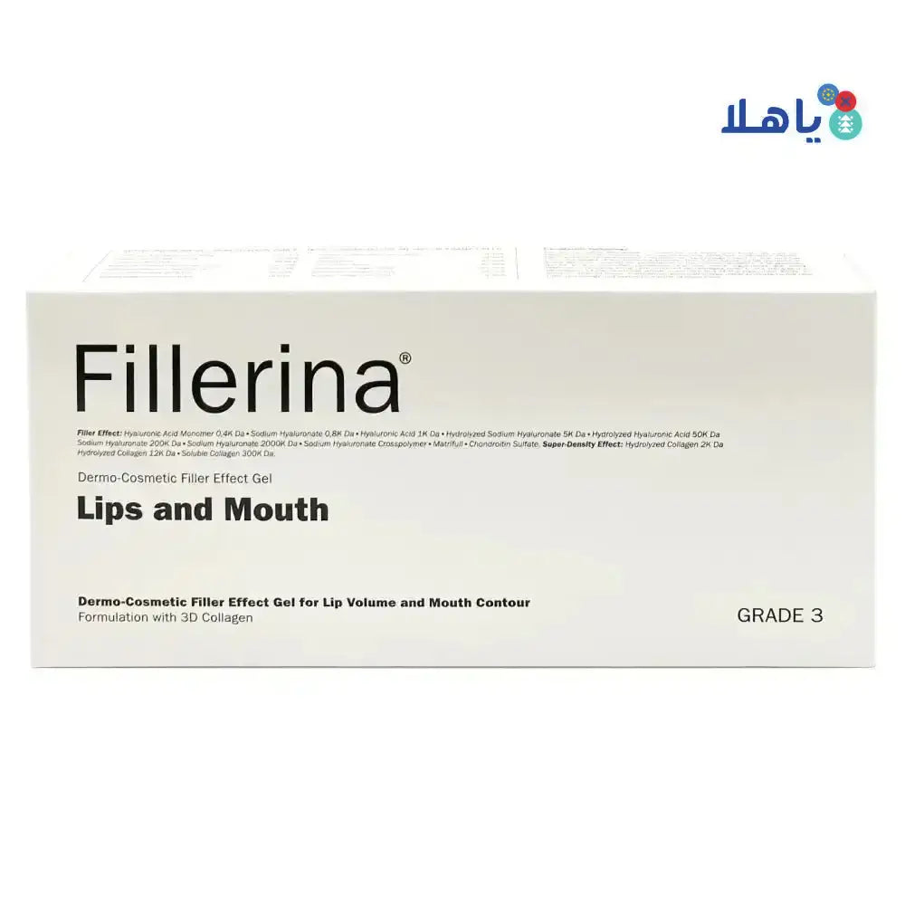 FILLERINA - FILLERINA DERMO - COSMETIC FILLER LIPS & MOUTH GEL GRADE 3 - Pharmazone - 