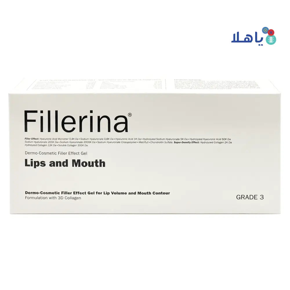 FILLERINA DERMO-COSMETIC FILLER LIPS & MOUTH GEL GRADE 3