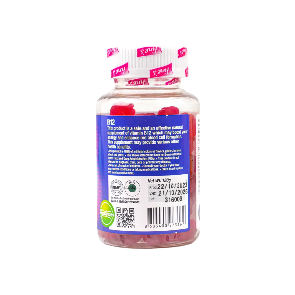 Fine's Adult B12 1000mcg 60 Gummies