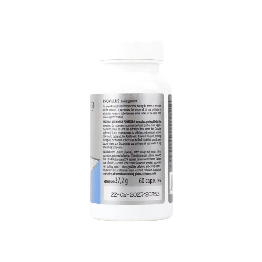 Fit 4 Life Provillus Hydro Off 60 Capsules