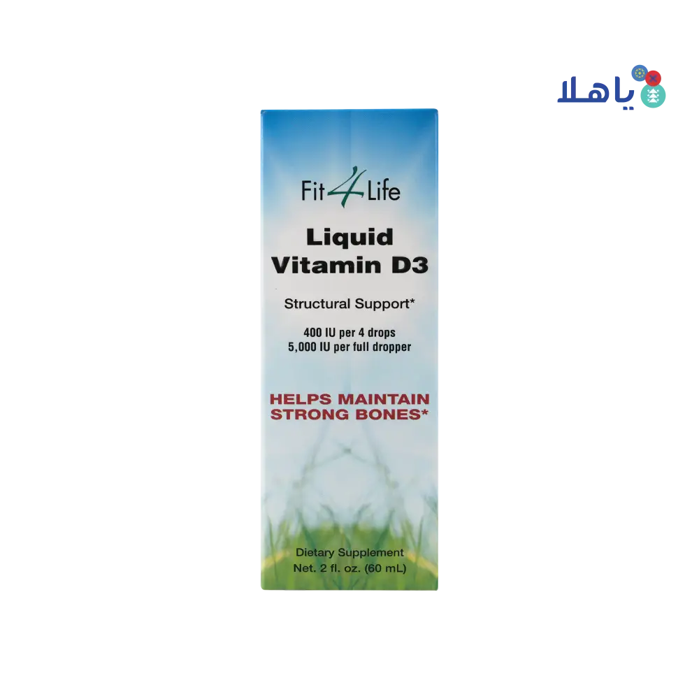 FIT 4 LIFE VITAMIN D3 LIQUID 60ML