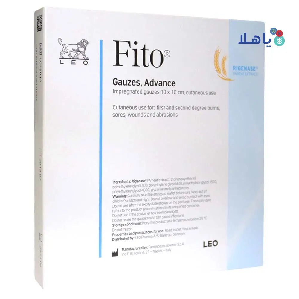 FITO GAUZES ADVANCE 10X10CM