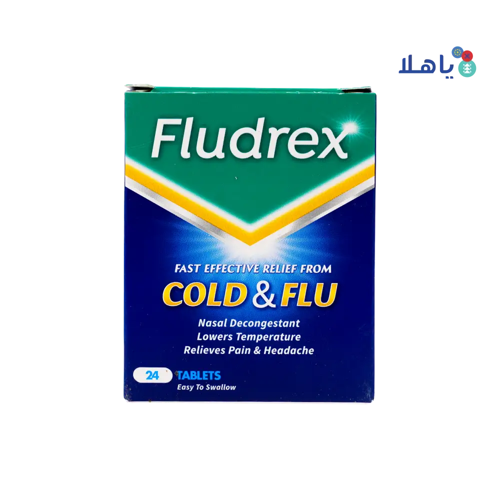 FLUDREX COLD & FLU 24 TABLETS