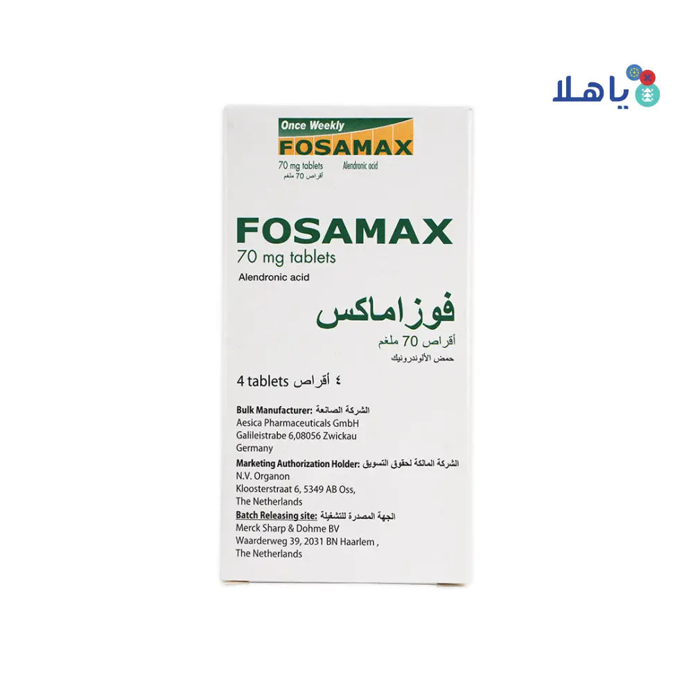 Fosamax Once Weekly Tab. 70Mg 4 Tab