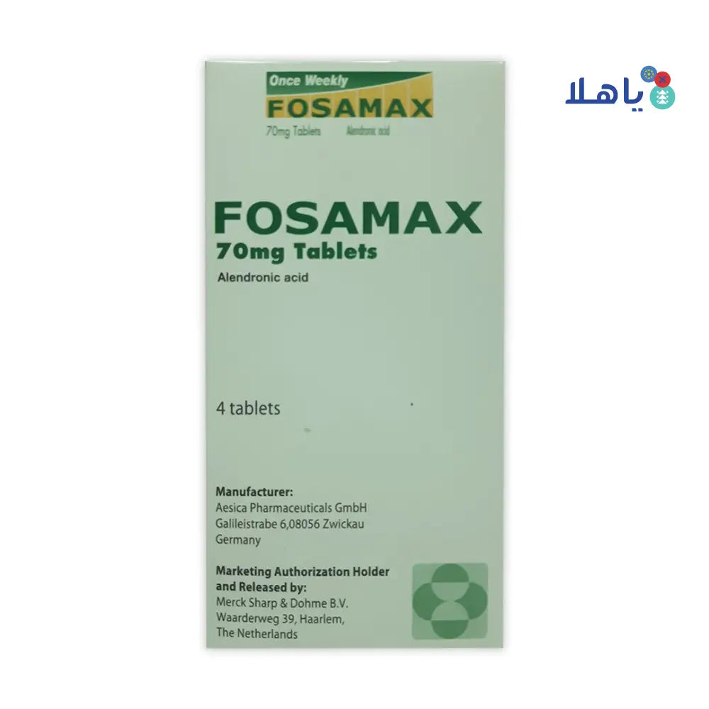 FOSAMAX ONCE WEEKLY TAB. 70MG 4 TAB