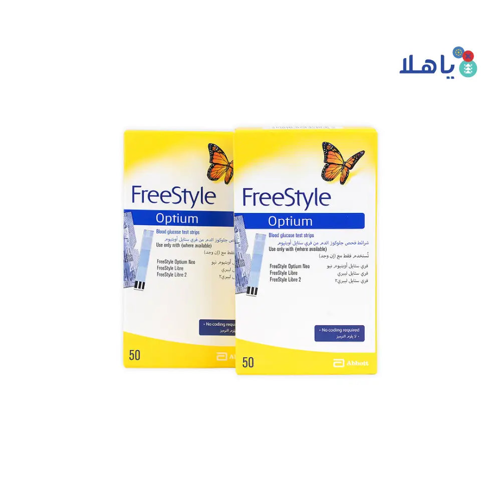 Free Style Optium 50 Strips Duo Set