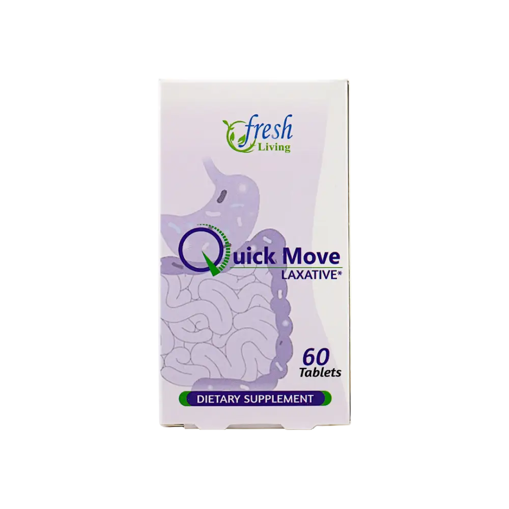 FRESH LIVING QUICK MOVE LAXATIVE 60 TABLETS