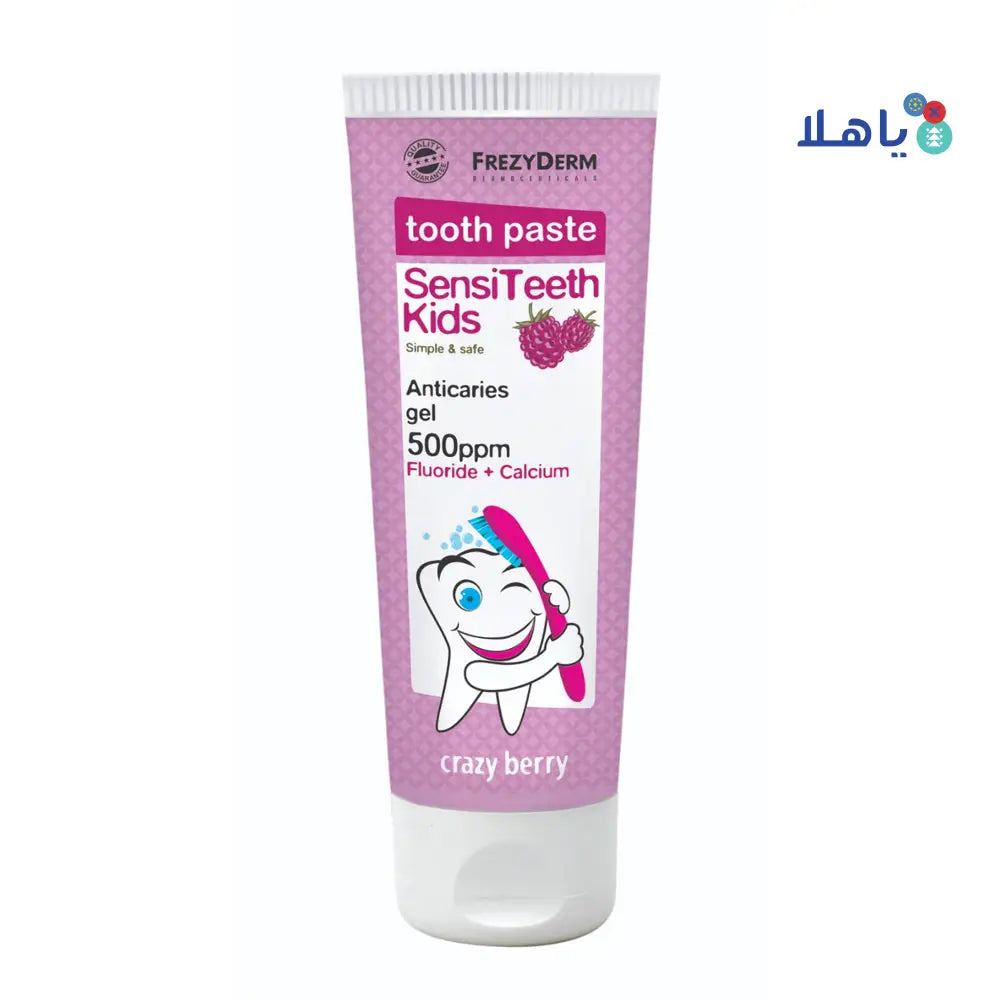 FrezyDerm Sensi Teeth Kids Toothpaste 50ml - Crazyberry