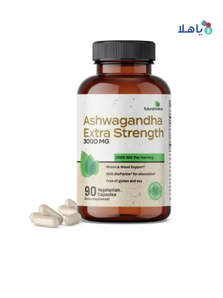 FUTUREBIOTICS ASHWAGANDHA EXTRA STRENGTH 3000MG 90 CAPSULES