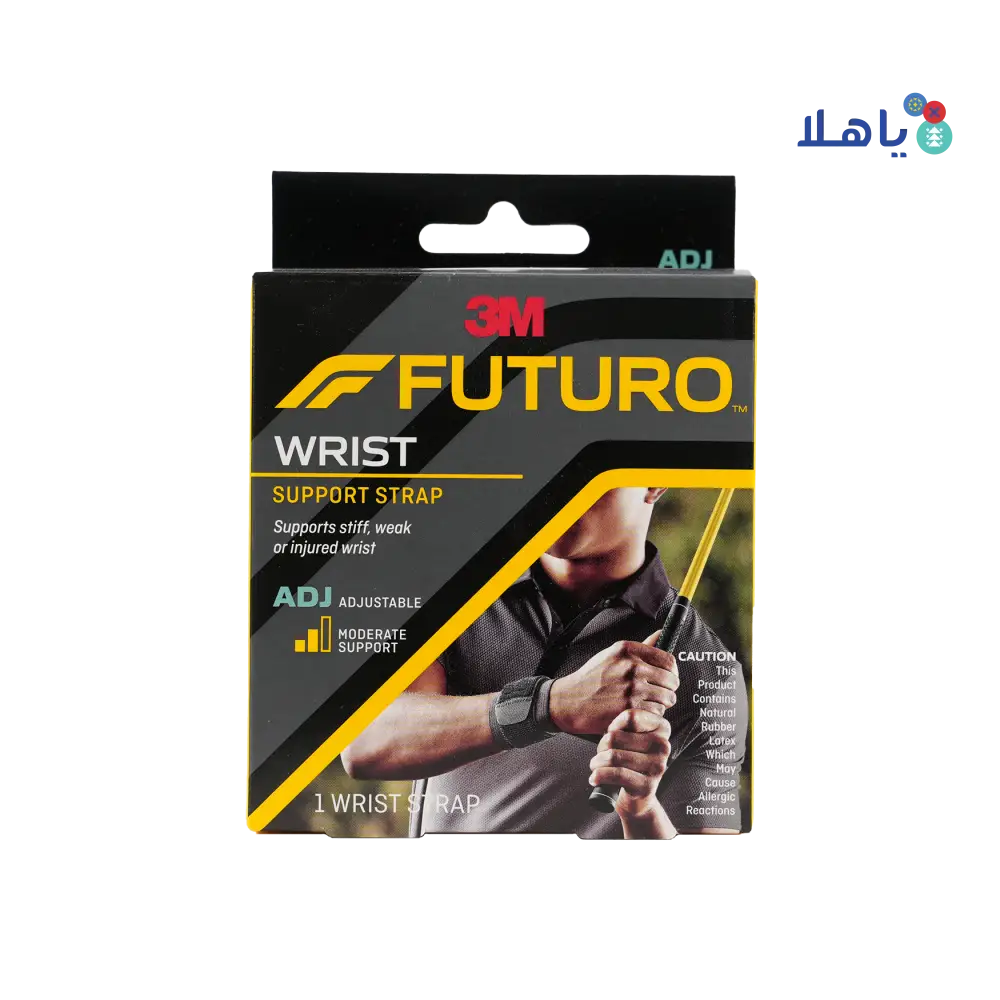 Futuro Wrist Support Strap Black-46378 ADJ