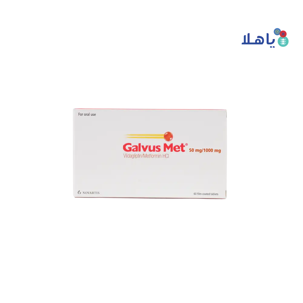 GALVUSMET 50/1000MG FC 60 TAB