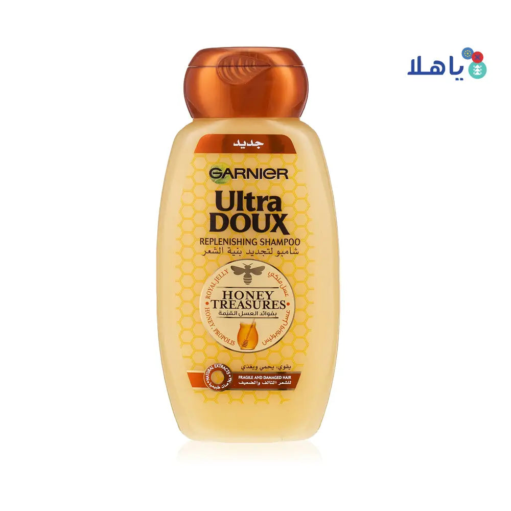 GARNIER ULTRA DOUX TREASURES RECON SHAMPOO 200ML - HONEY