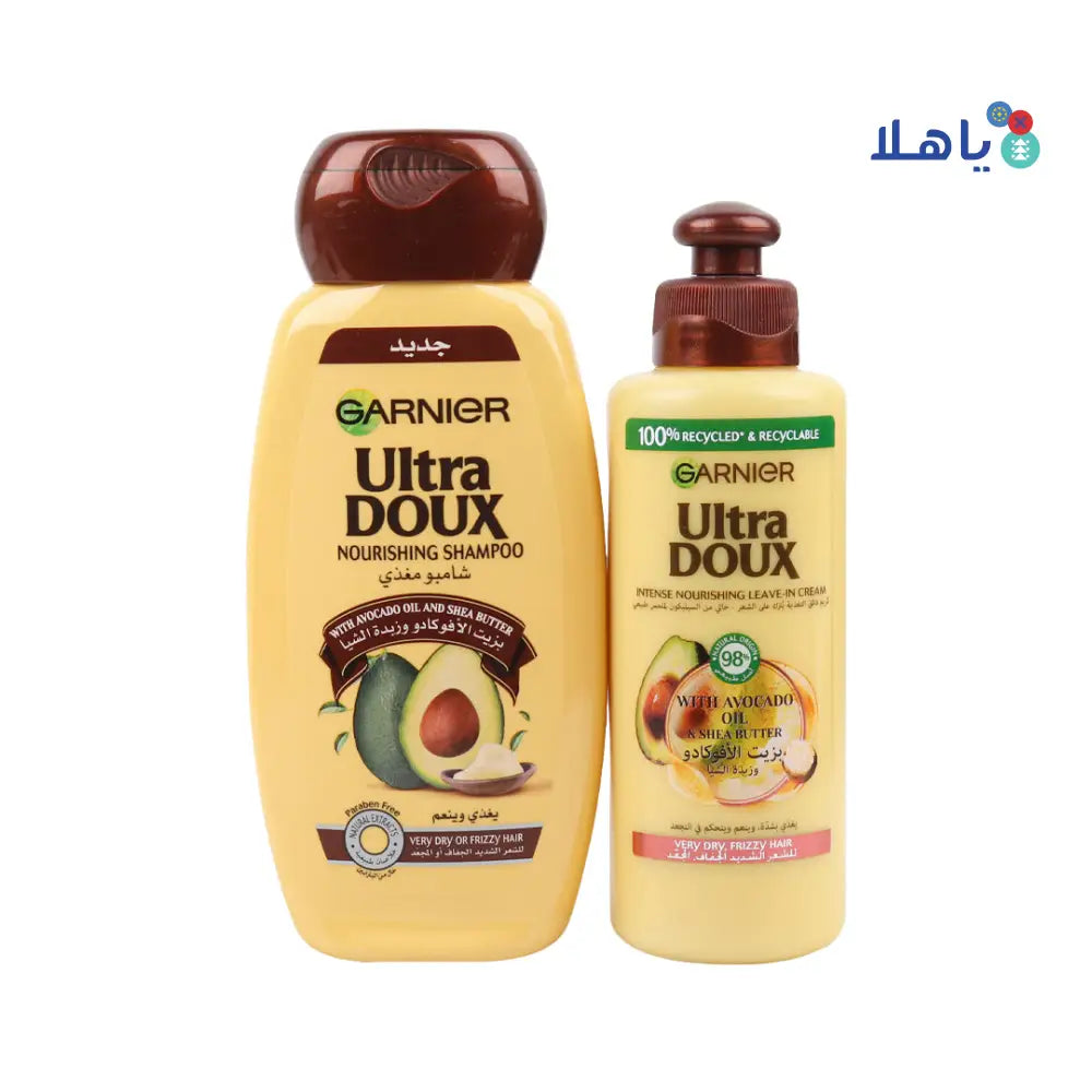 Pharmazone - Garnier Ultra Doux Shampoo + Leave In - Avocado Set - Pharmazone - 