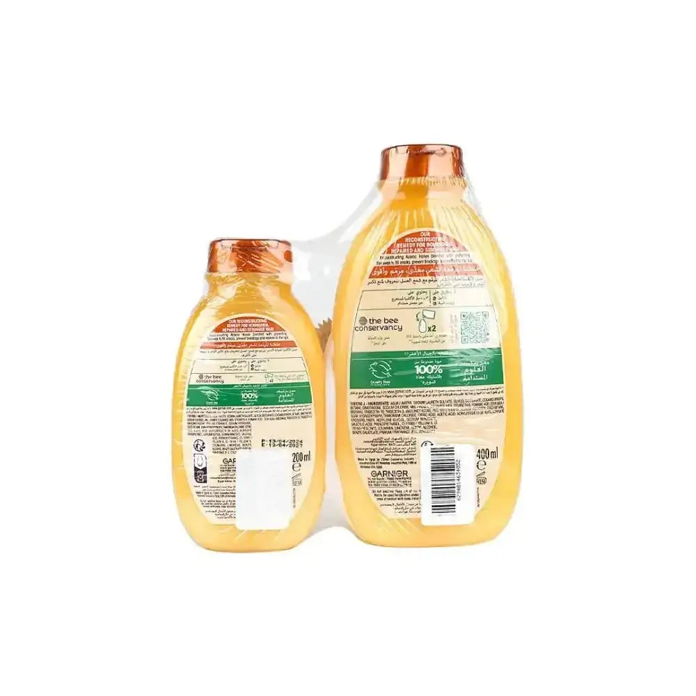 Garnier - Garnier Ultra Shampoo 400ml+200ml - Honey Treasures - Pharmazone - 