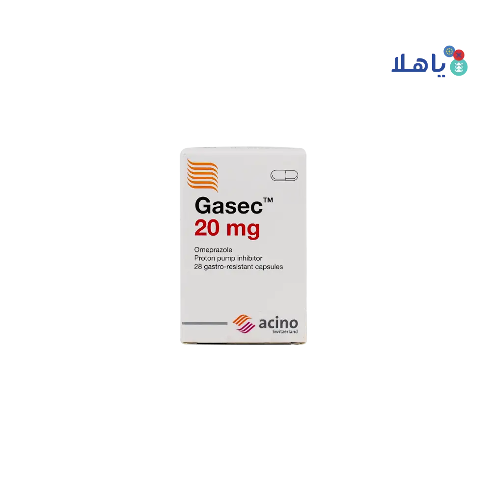 GASEC 20MG 28 CAP