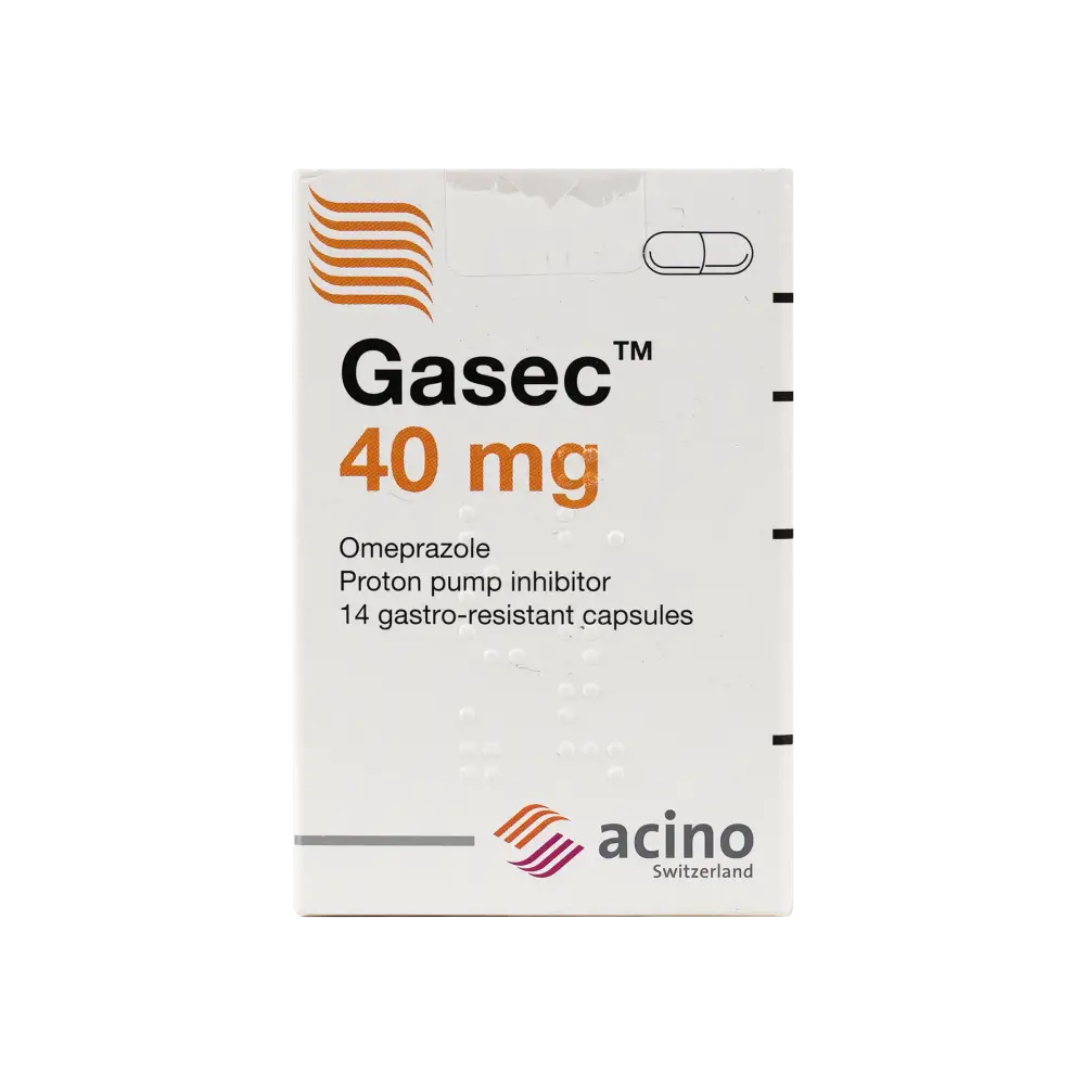 GASEC 40MG 14 CAP