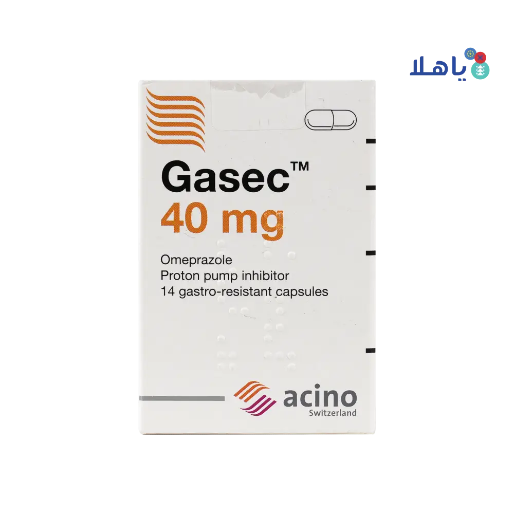 GASEC 40MG 14 CAP