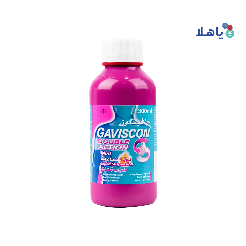 Gaviscon Double Action Liquid Suspension 300ml-Mint