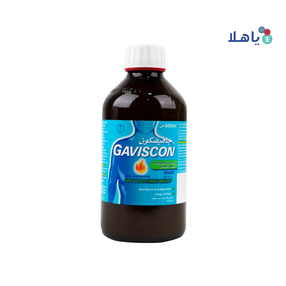 GAVISCON SUSPENSION 600ML-PEPPERMINT