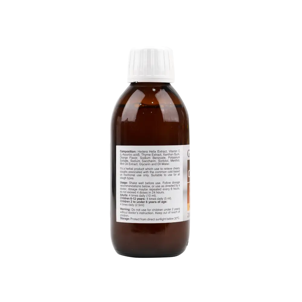 GENERIKKA COUGH SYRUP 200ML-ORANGE FLAVOR