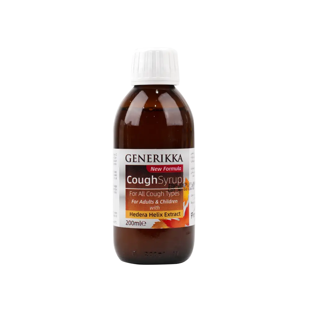 GENERIKKA COUGH SYRUP 200ML-ORANGE FLAVOR