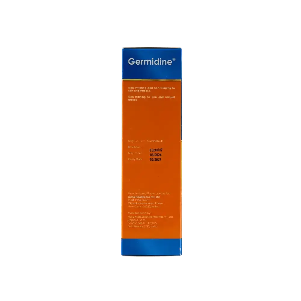 ZENTA - Germidine Antiseptic Solution 125ml - Pharmazone - 