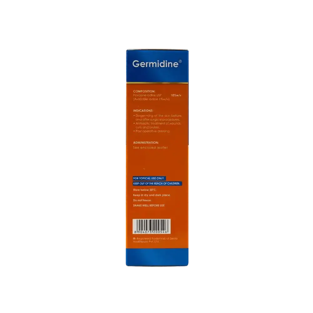 ZENTA - Germidine Antiseptic Solution 125ml - Pharmazone - 