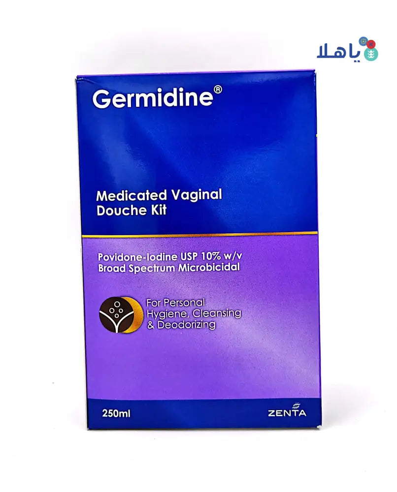 GERMIDINE MEDICATED VAGINAL DOUCHE KIT 250ML