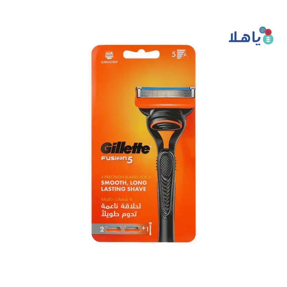 Gillette - Gillette Fusion 5 Regular Handle+2Pcs - 69943 - Pharmazone - 